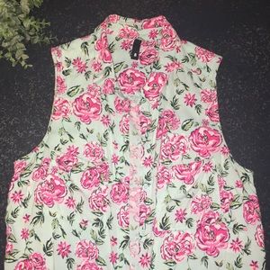 H & M Stockholm Floral Crop Top!